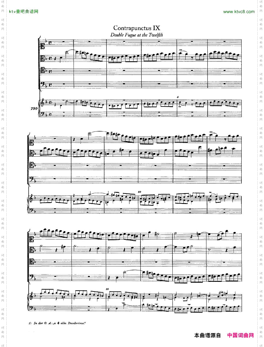 Bach,JS-BWV1080-KunstderFuge,part1二
