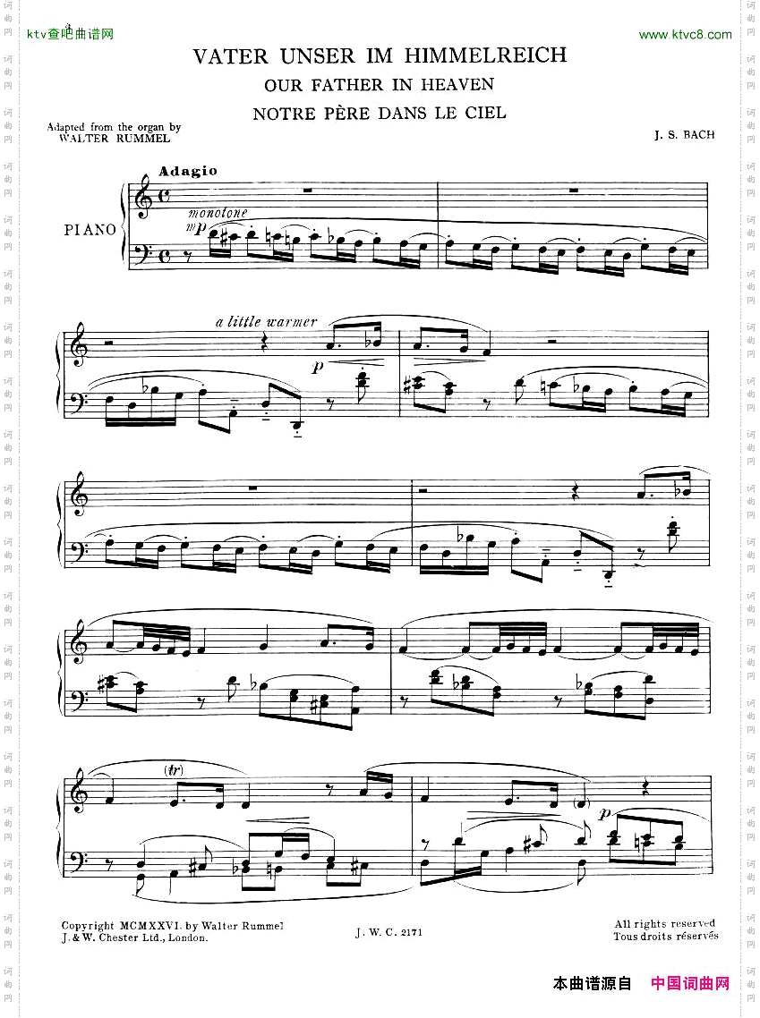 Bach-Rummel-Transcriptions