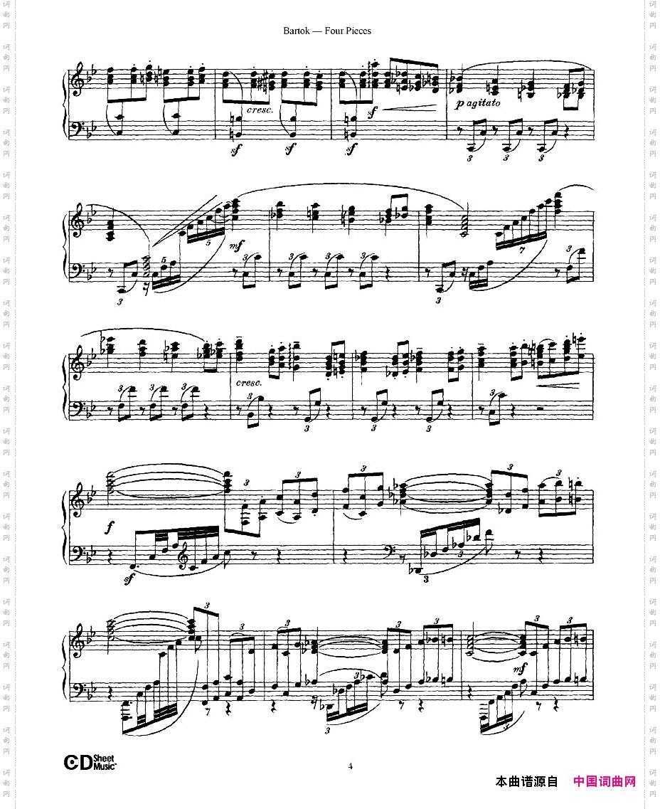 Bartok-DD71-FourPianoPieces