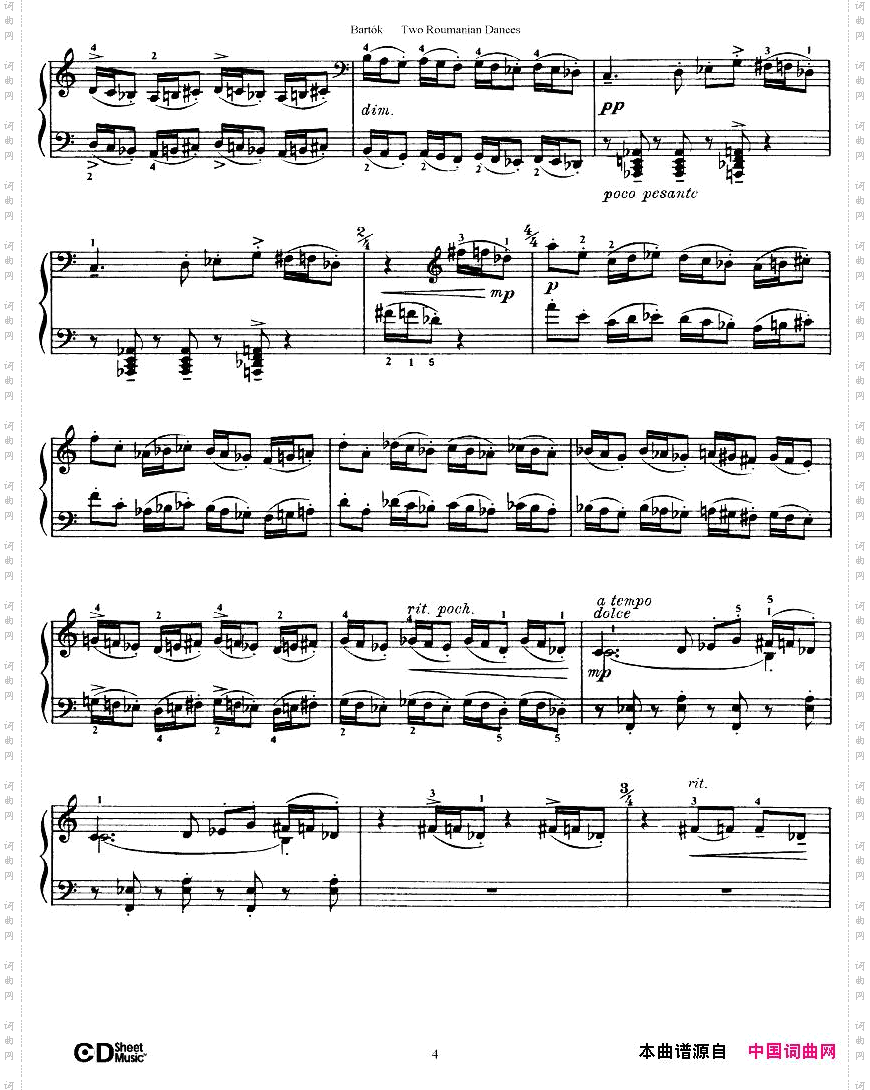Bartok-SZ43-Tworomaniandancesop8a