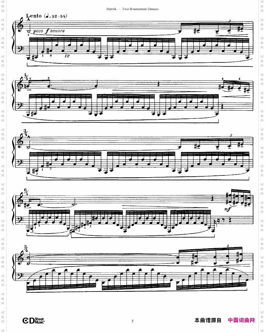 Bartok-SZ43-Tworomaniandancesop8a