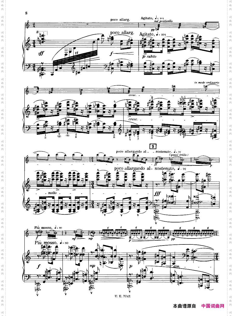 Bartok-SZ75-SonataforViolinandPianoNo.1op21-piano