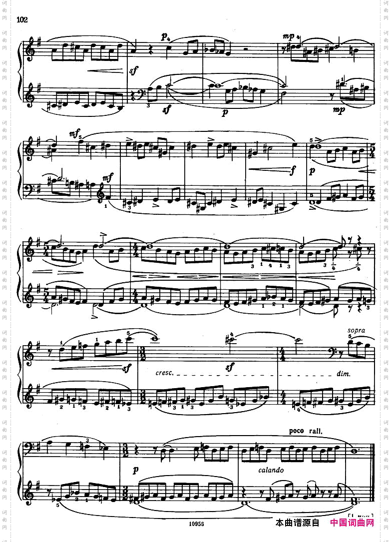 Bartok-SZ107-MikrokosmosforPiano,97-121