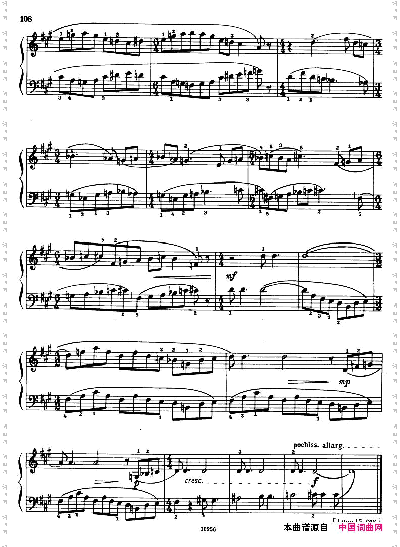 Bartok-SZ107-MikrokosmosforPiano,97-121