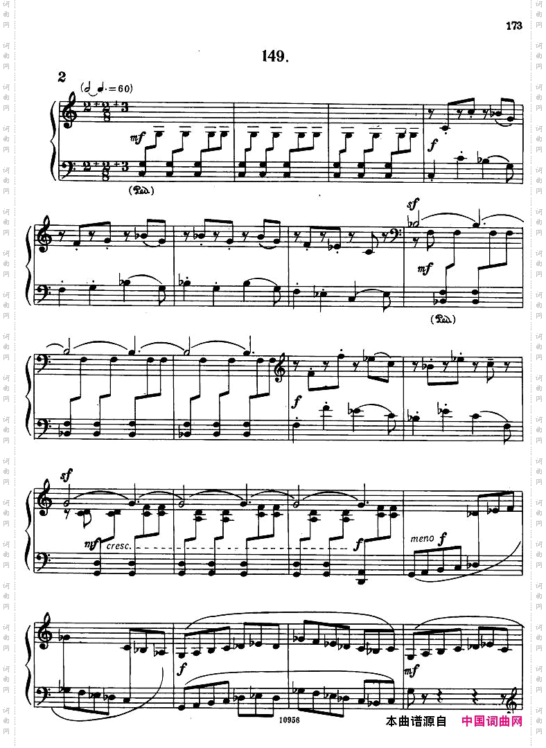 Bartok-SZ107-MikrokosmosforPiano,140-153