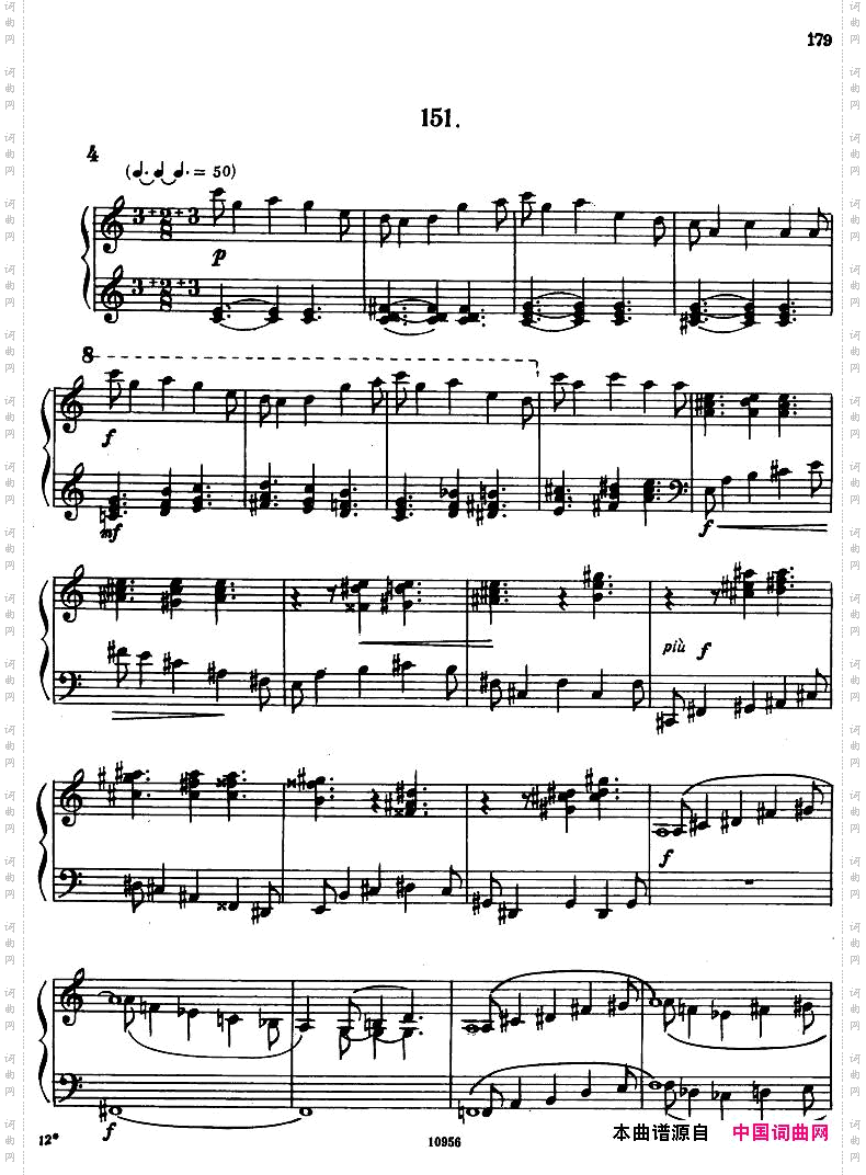 Bartok-SZ107-MikrokosmosforPiano,140-153