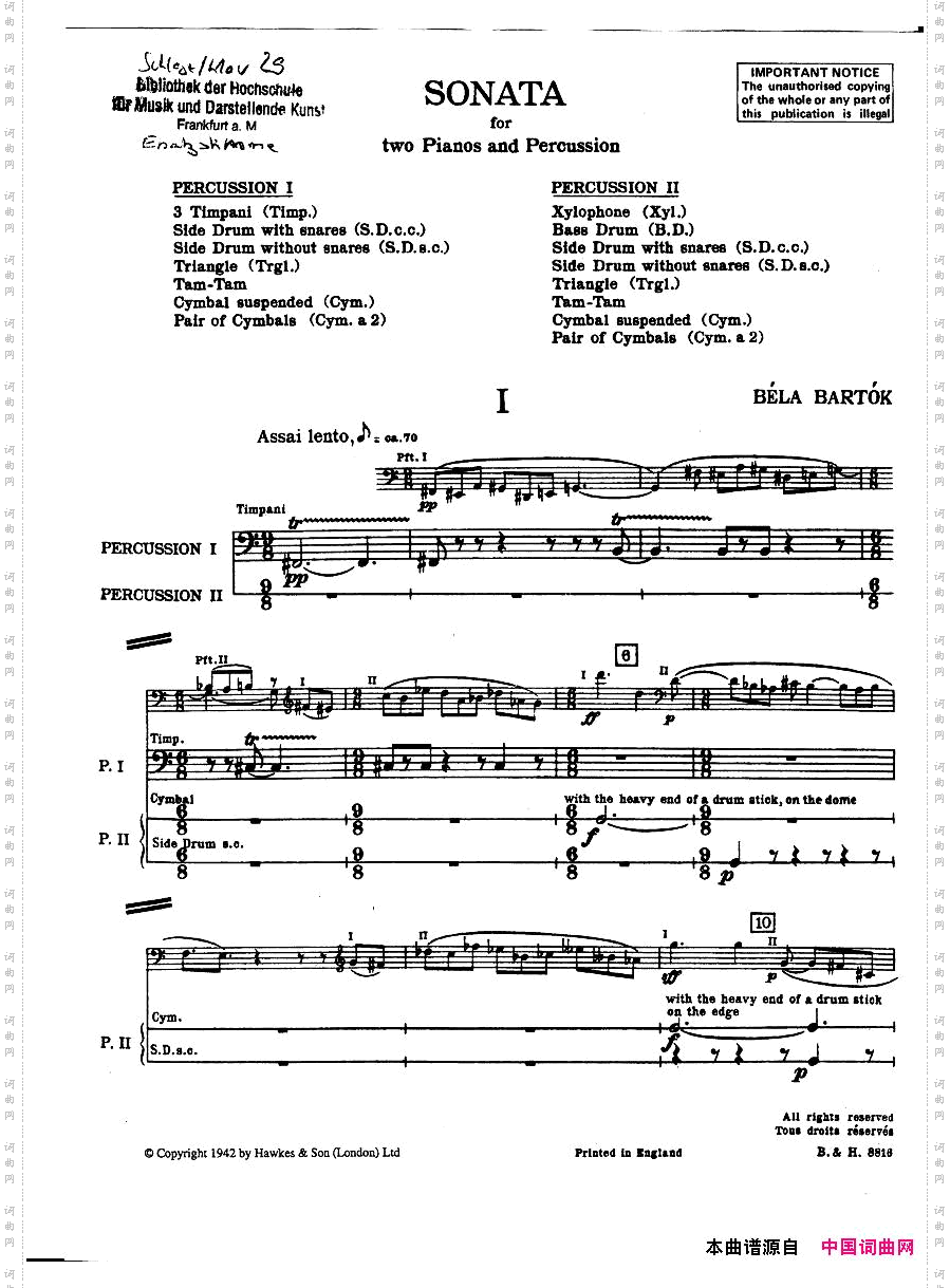 Bartok-SZ110-Sonatafortwopianosandpercussionpercpart
