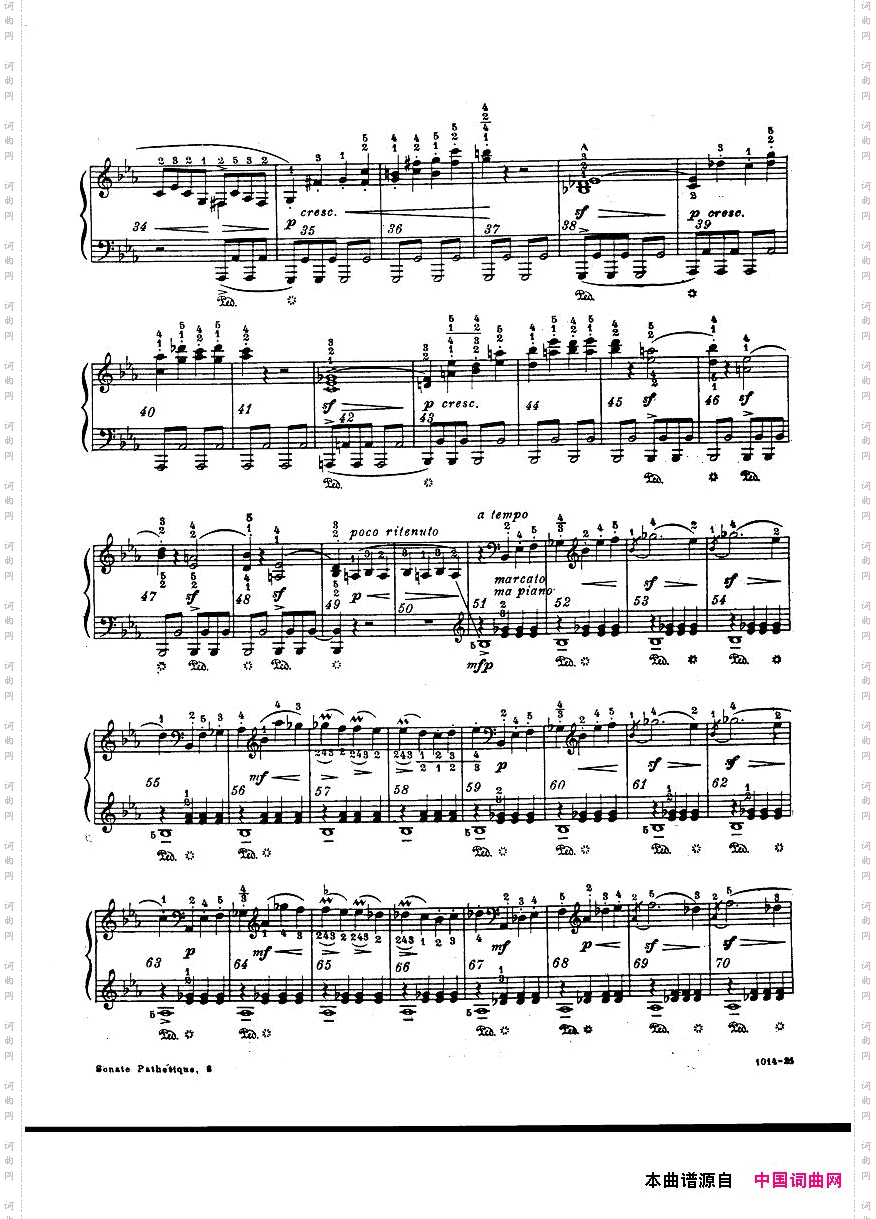 Beethoven-op13-PianoSonata‘Pathetique’ed.Godowsky