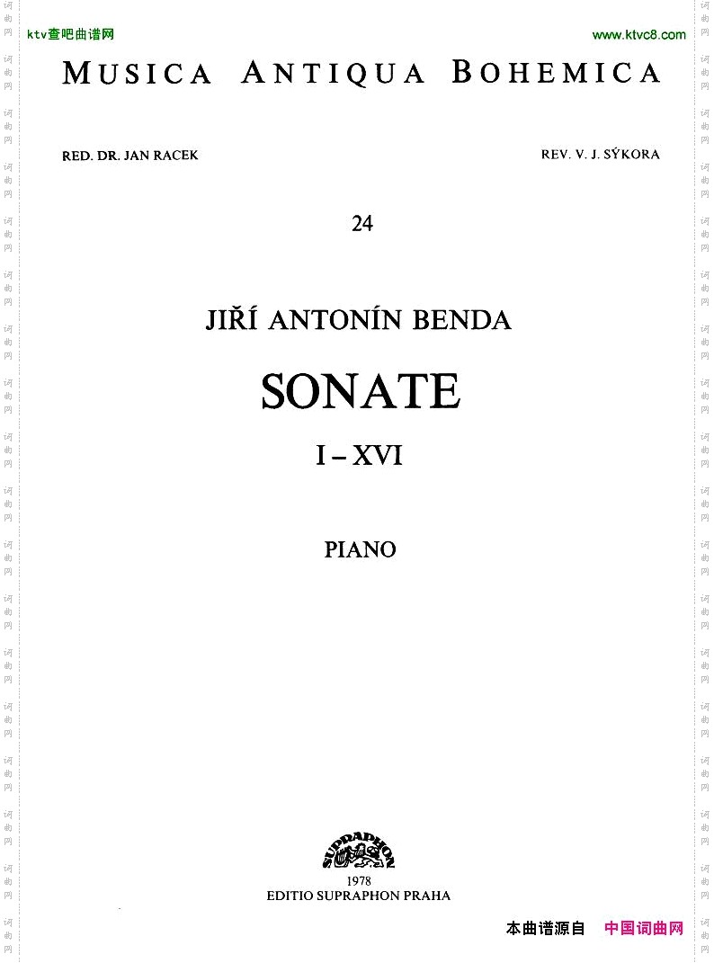 Benda-16Sonatas一