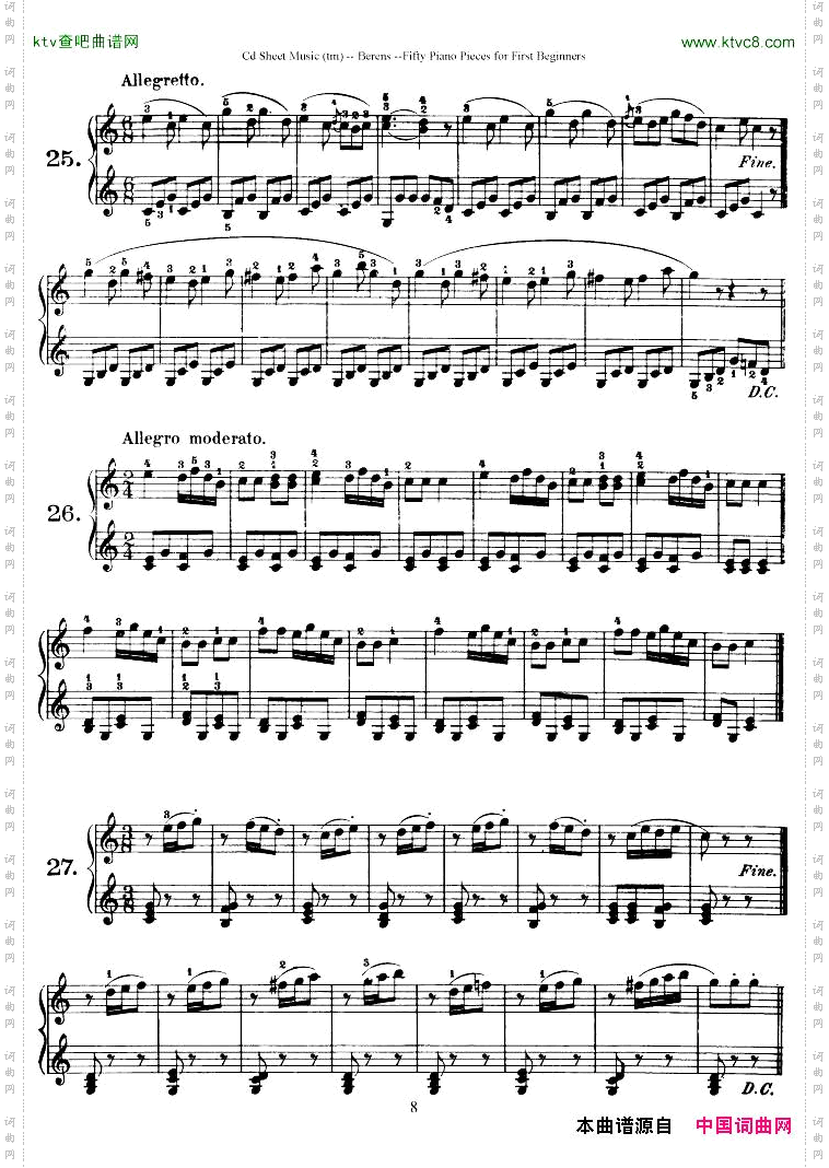 Berens-op70-50PianoPiecesforBeginners