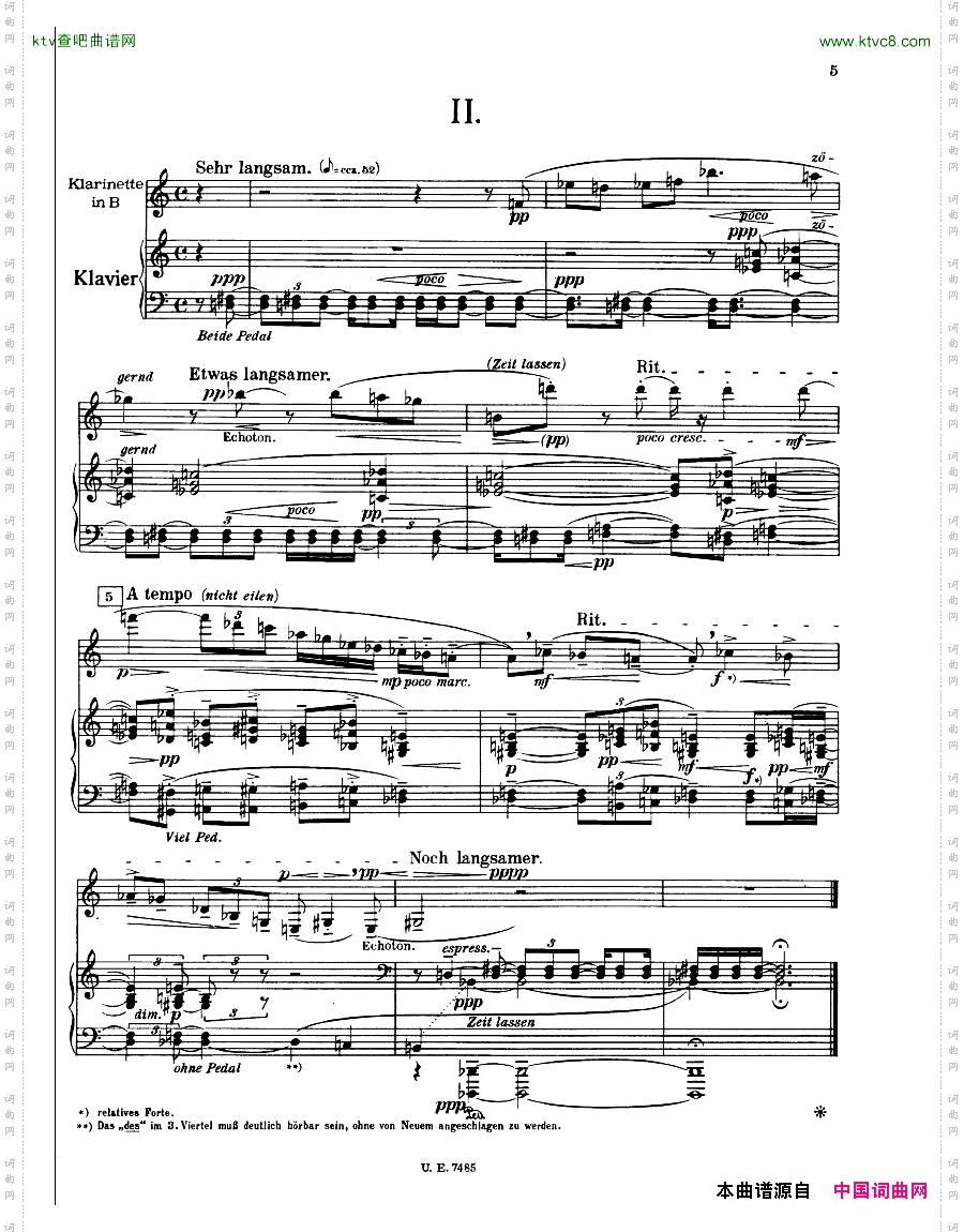 Berg-op5-VierStückefürkl&klavier