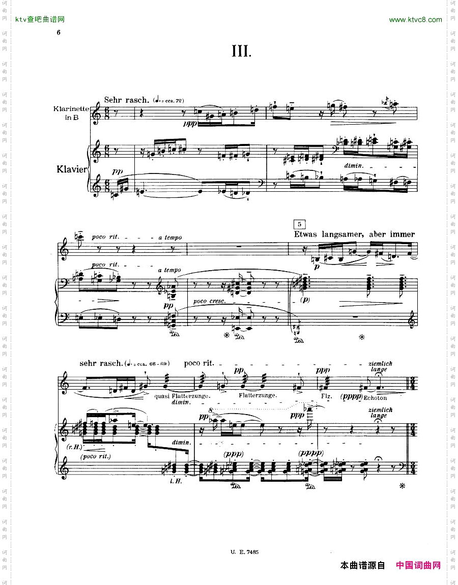 Berg-op5-VierStückefürkl&klavier