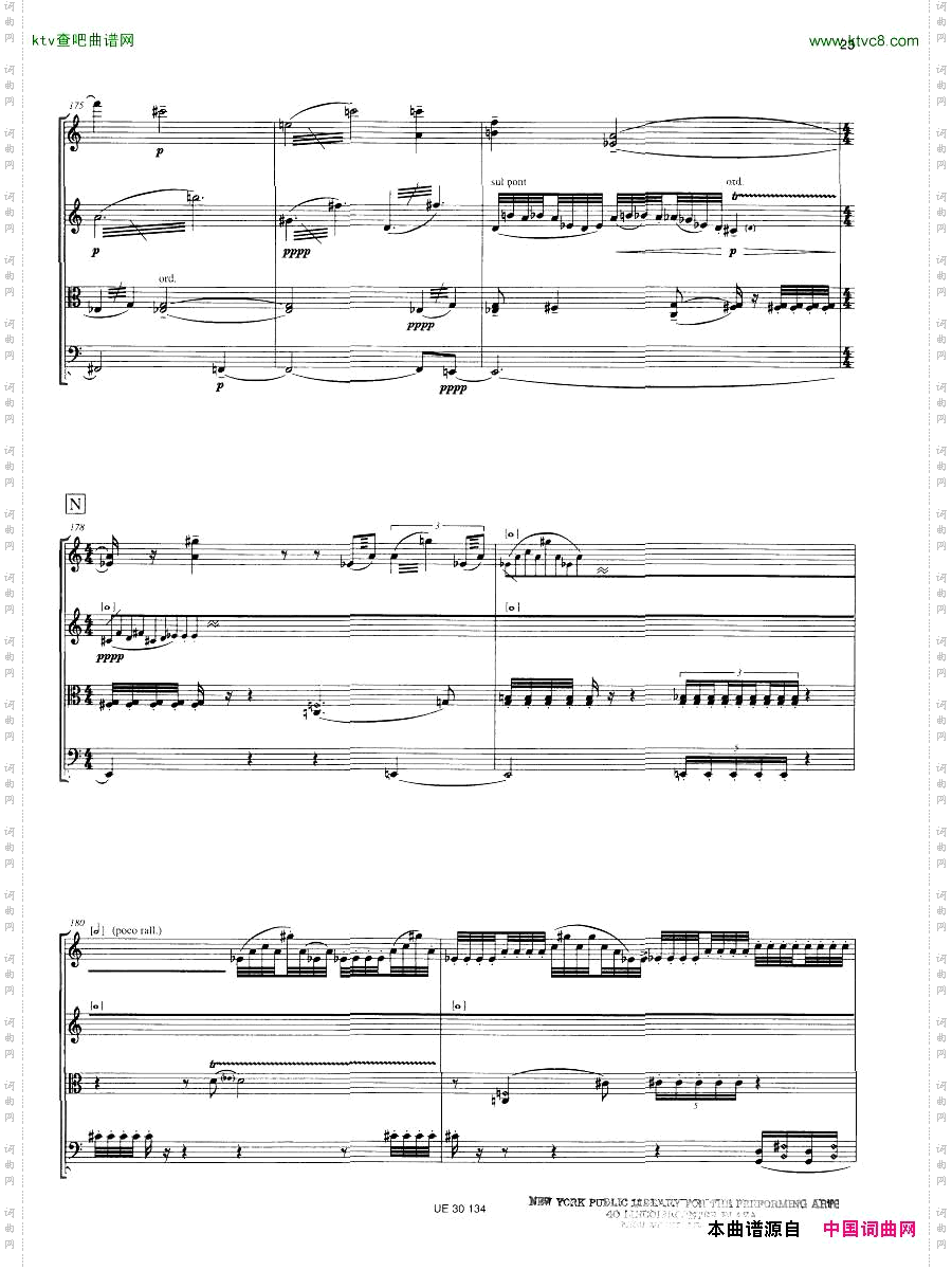 Berio-Notturno[StringQuartet-1993]一