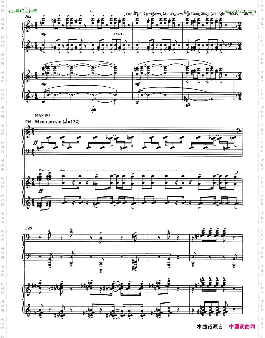 Bernstein-SymphonicDancesfromWSSarrtwopianosMusto22-43