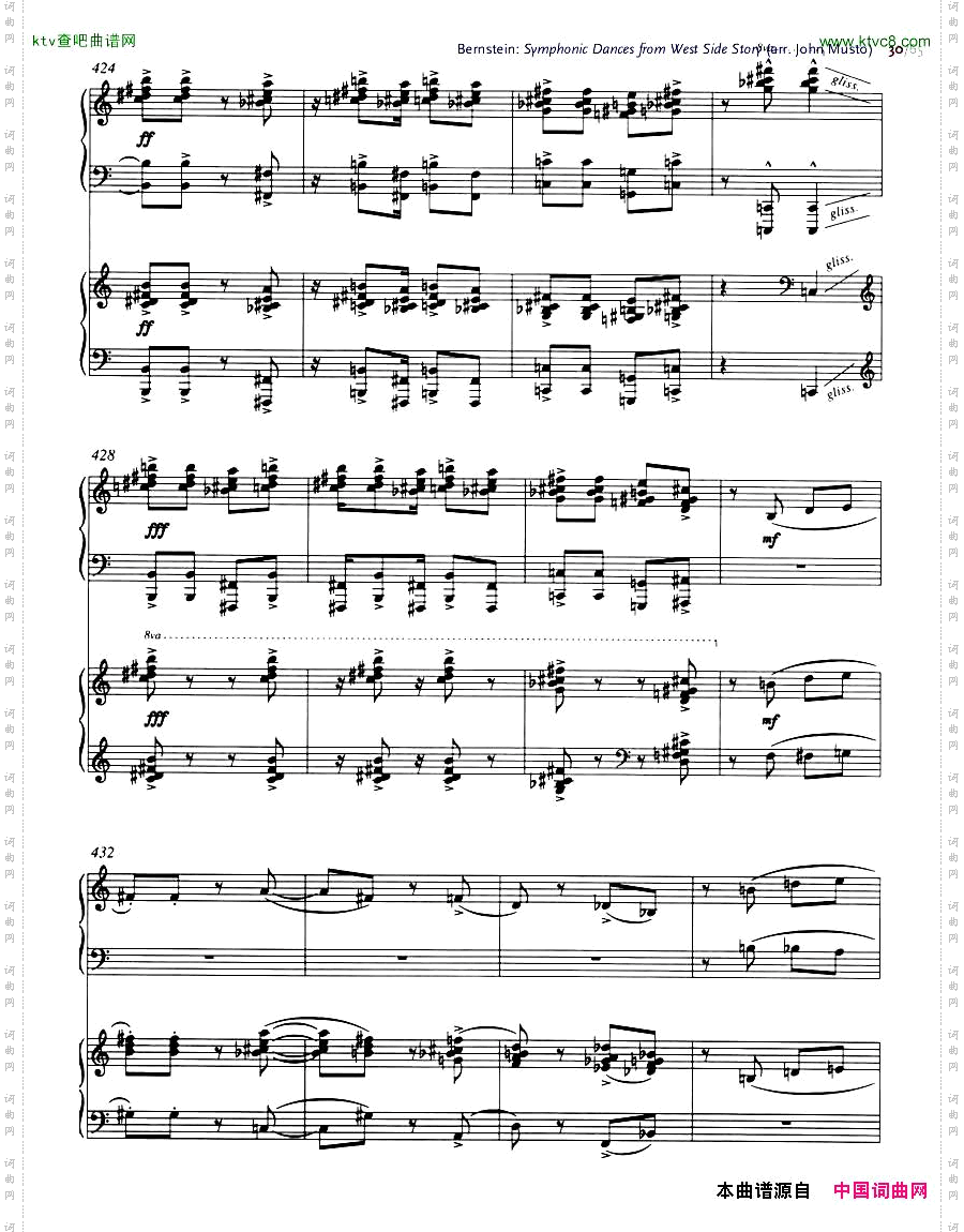 Bernstein-SymphonicDancesfromWSSarrtwopianosMusto22-43