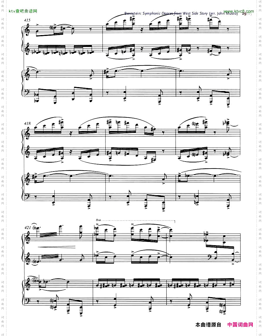Bernstein-SymphonicDancesfromWSSarrtwopianosMusto22-43