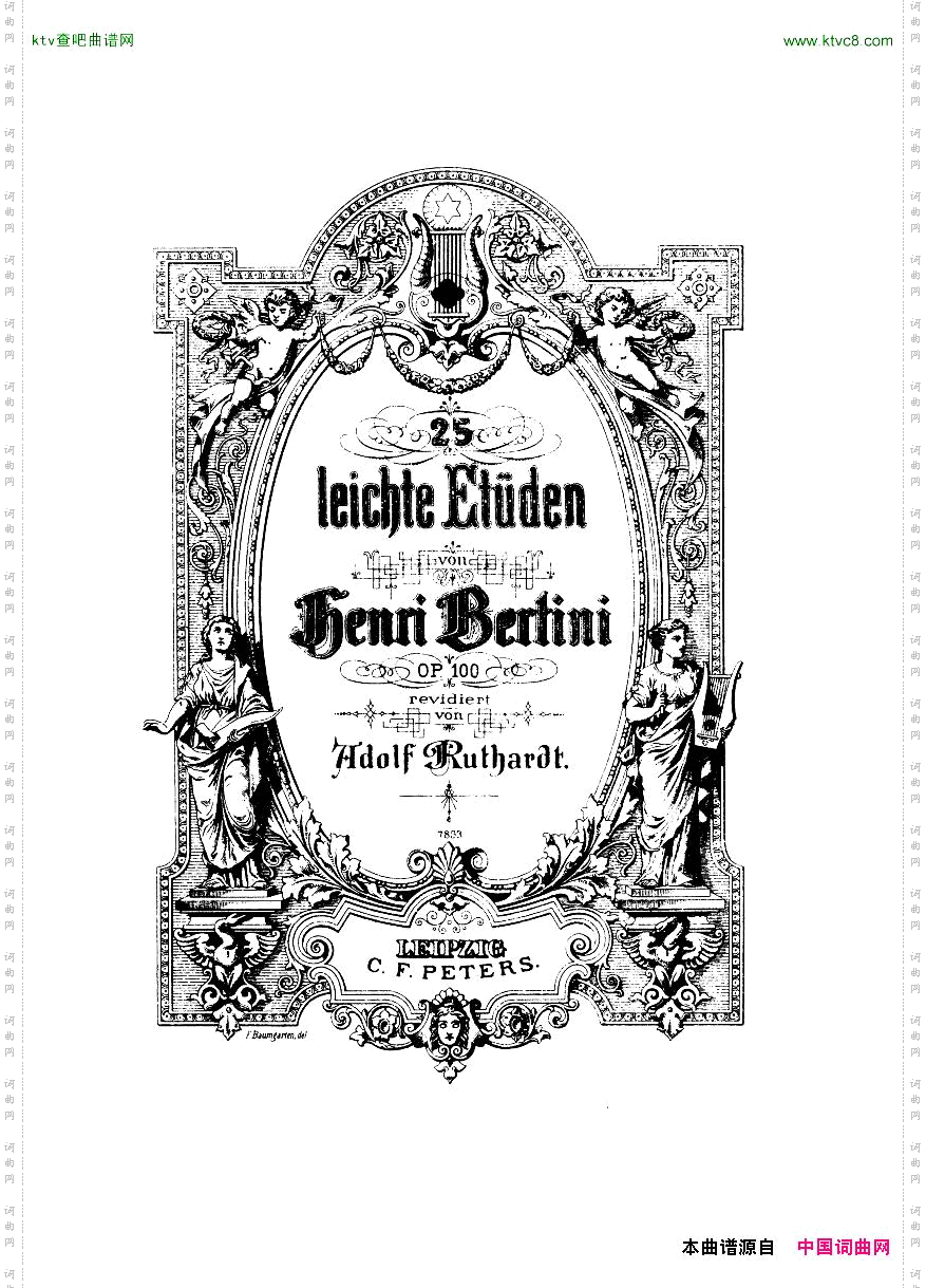 HenriBertini1798-1876-25EasyEtudes,Op.100
