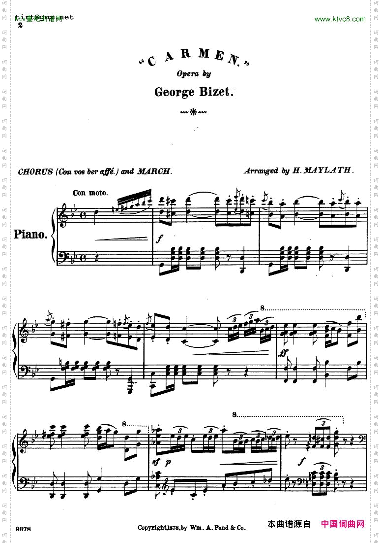Bizet-Carmen-ChorusandMarcharr.Maylath