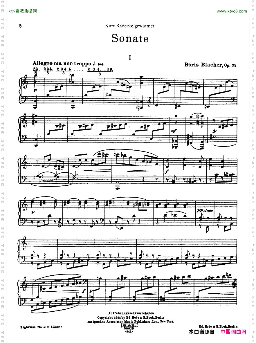 Blacher-Sonataop39