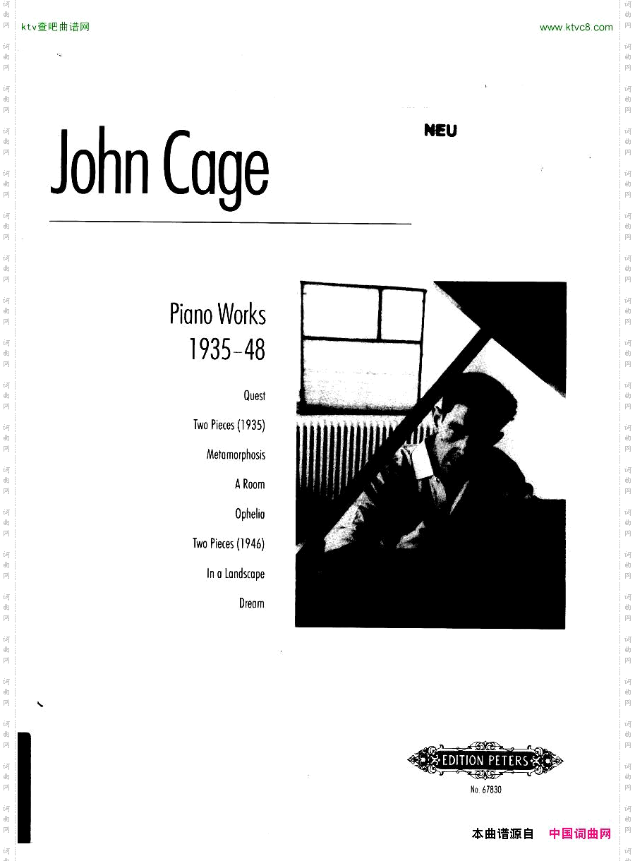 JohnCage-Pianoworks1938-1948一