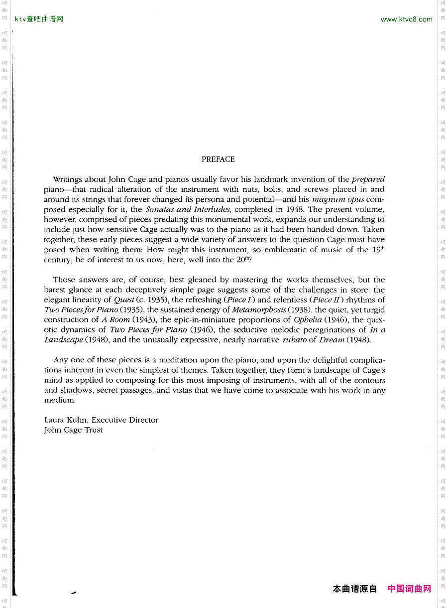 JohnCage-Pianoworks1938-1948一