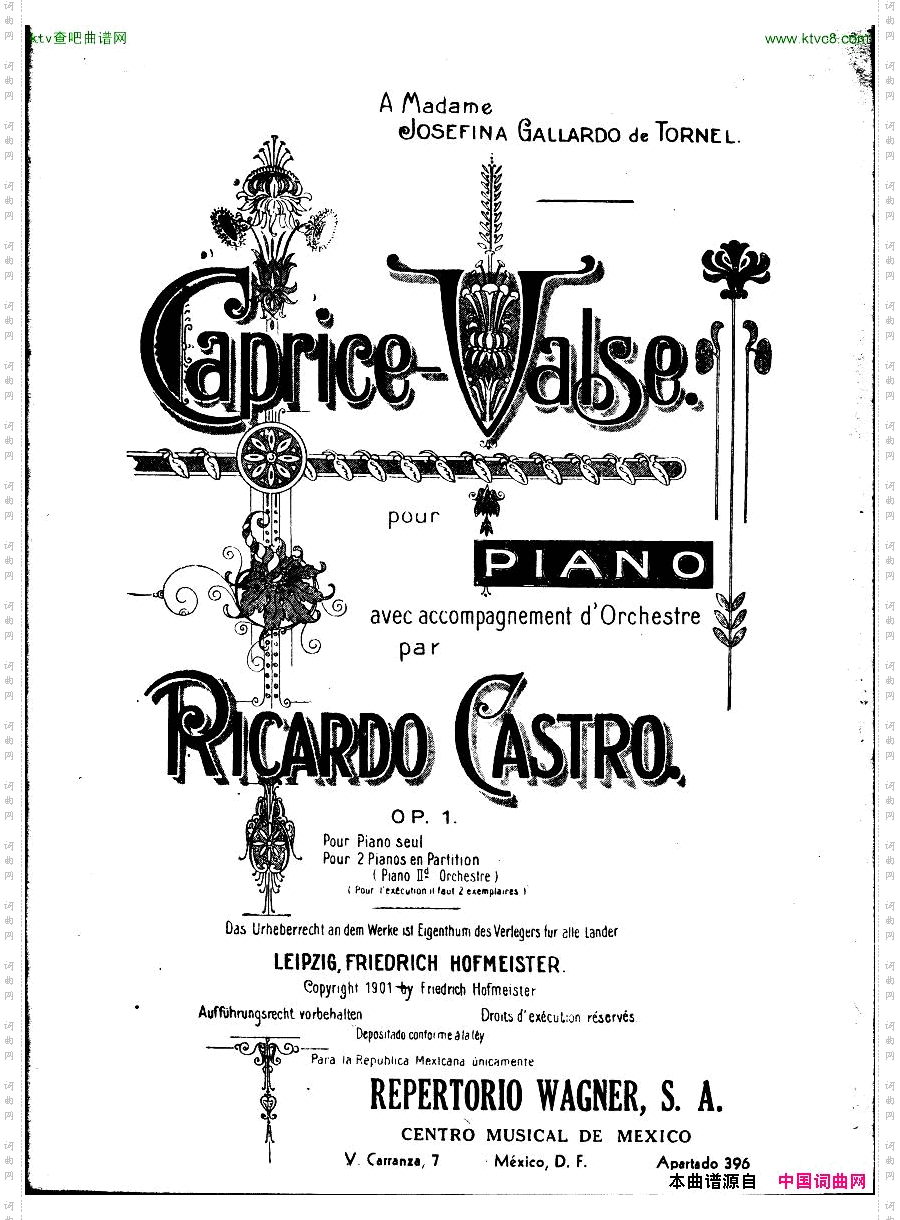 Castro-Caprice-Valse,Op1