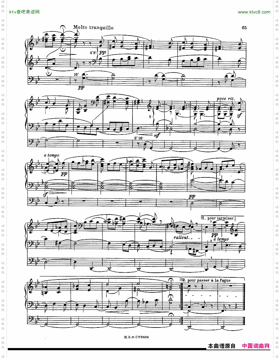 Catoire-PreludeetFugueop.25organ
