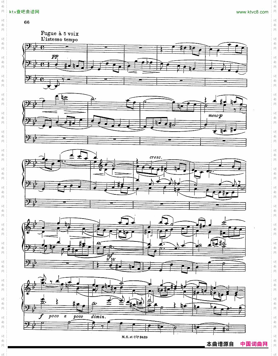 Catoire-PreludeetFugueop.25organ