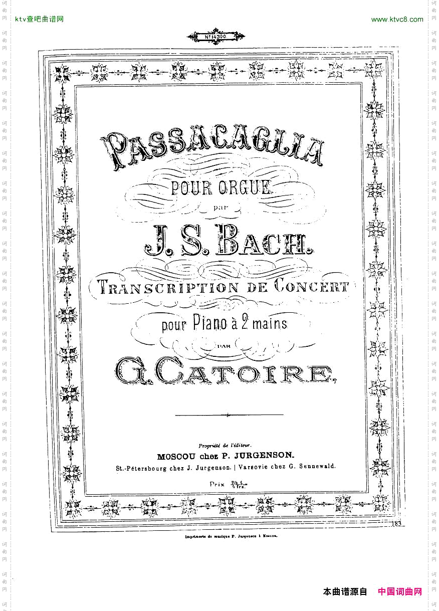 Catoire_Bach_Passacaglia