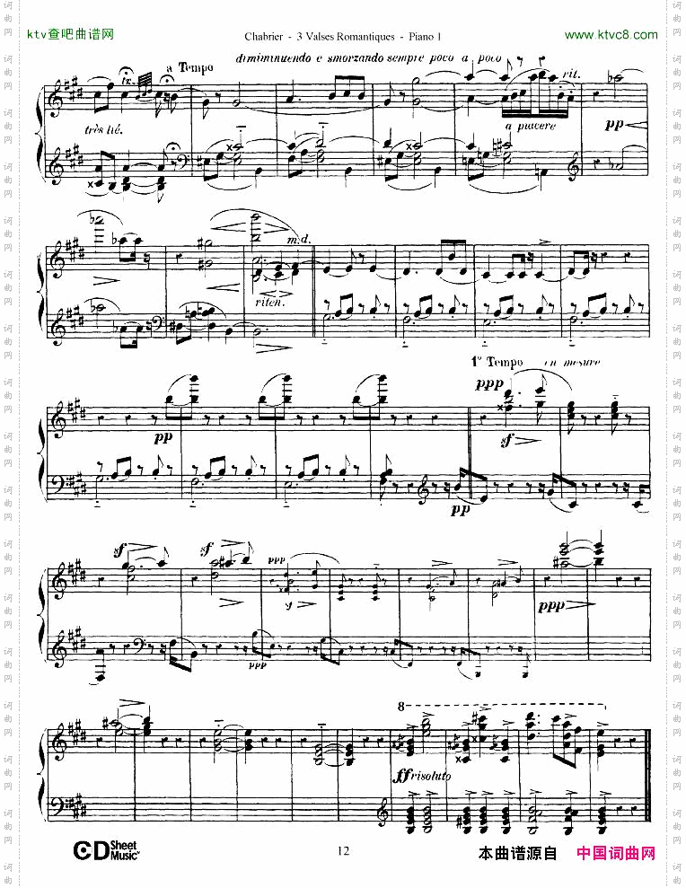 Chabrier-3ValsesRomantiquesPiano1