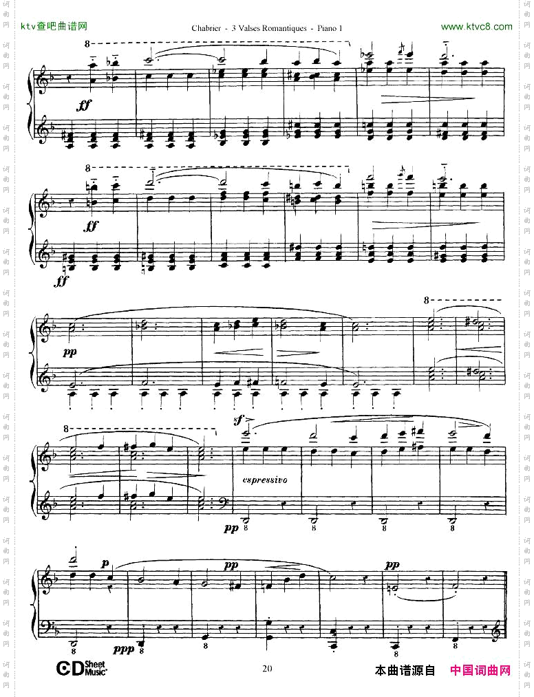 Chabrier-3ValsesRomantiquesPiano1