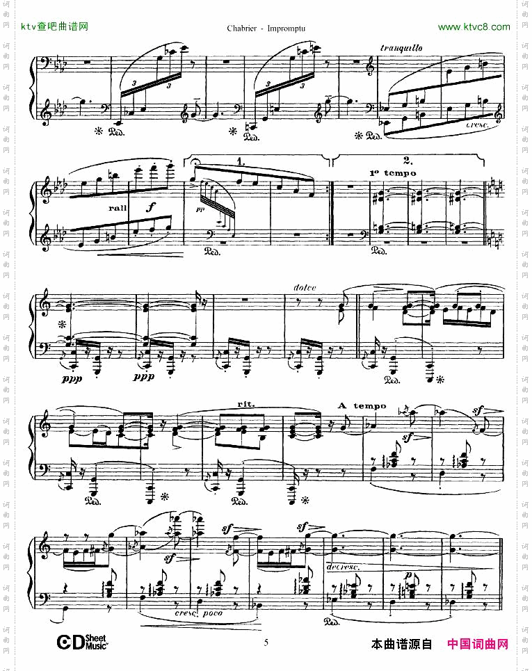 Chabrier-Impromptu