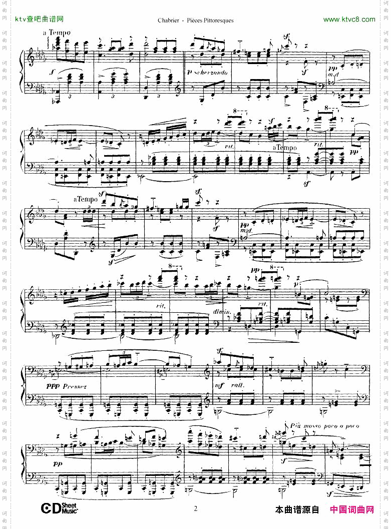 Chabrier-PiècesPittoresques1-6