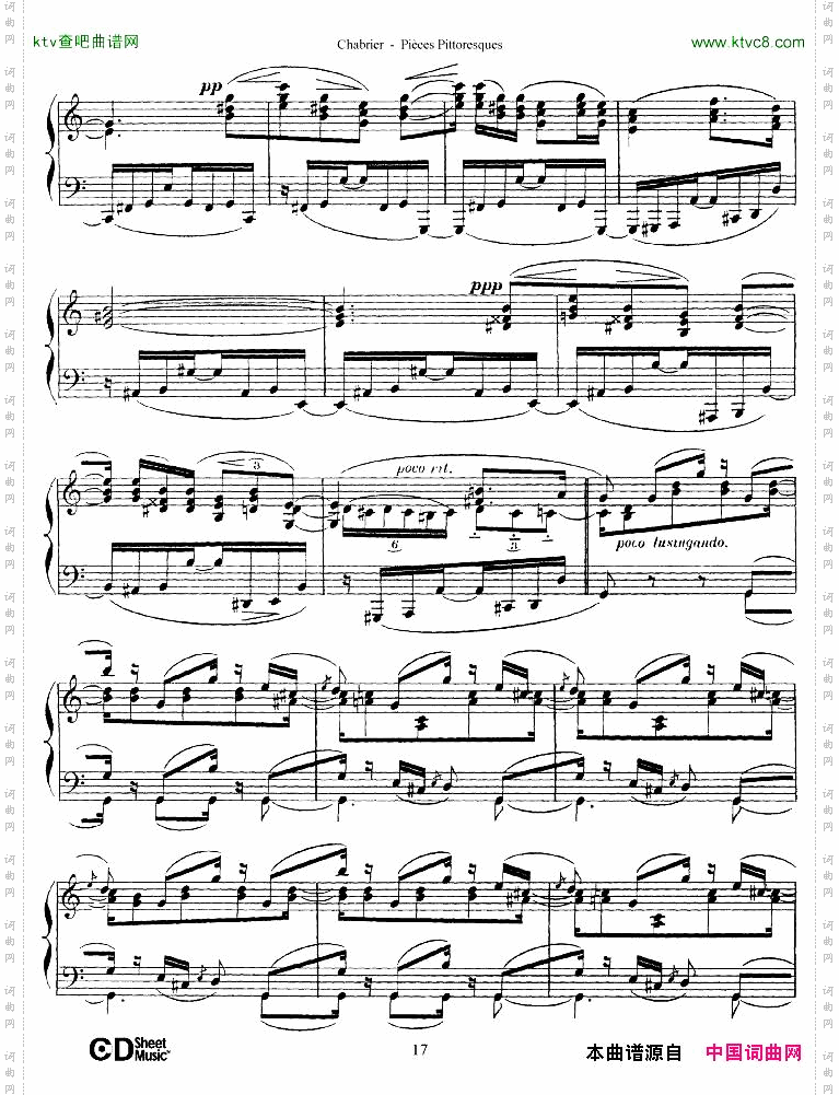 Chabrier-PiècesPittoresques1-6
