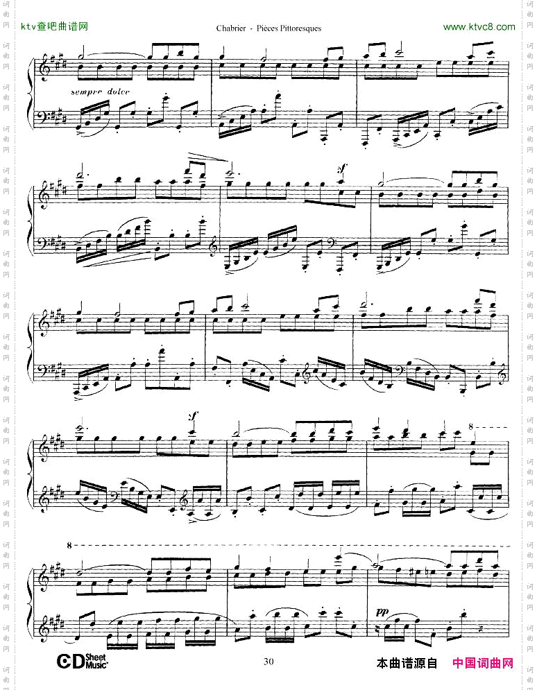 Chabrier-PiècesPittoresques1-6