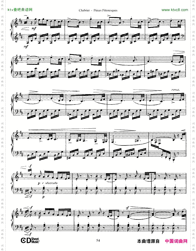 Chabrier-PiècesPittoresques7-10