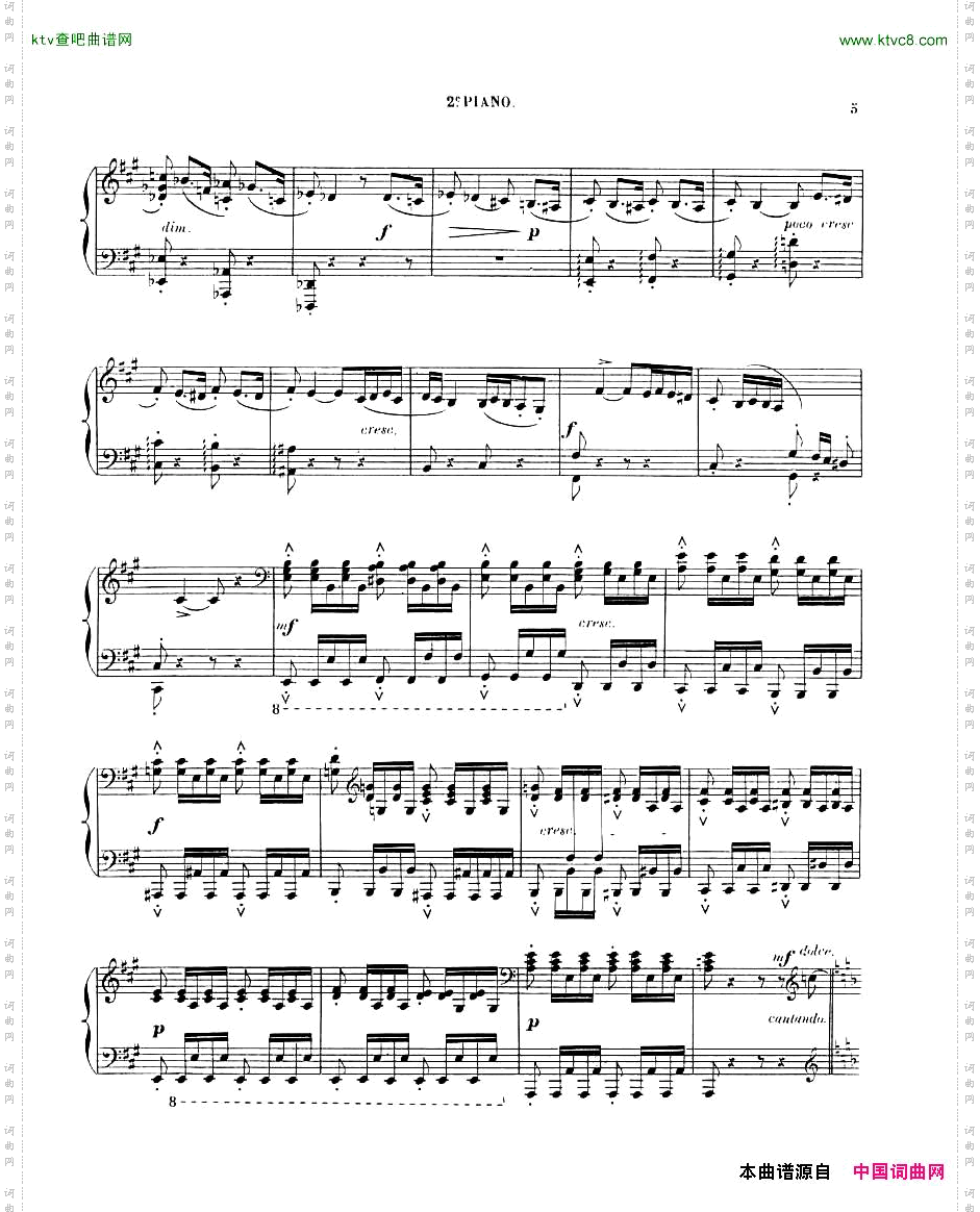 Chaminade,Cecil-LaSevillanefor2pianos,4hands