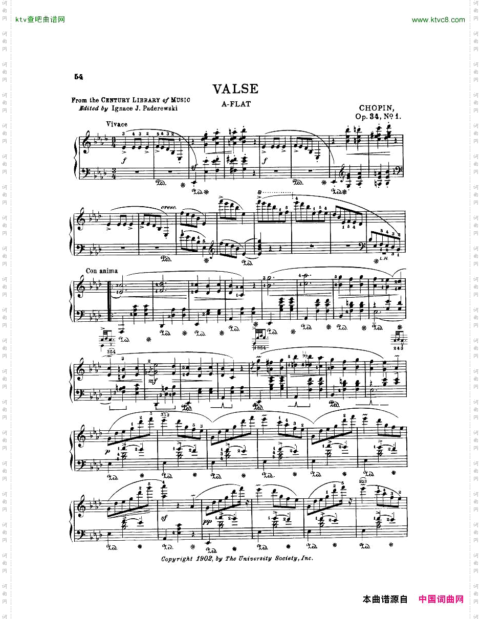 Chopin-Op.34,No.1,WaltzinAbmajor§