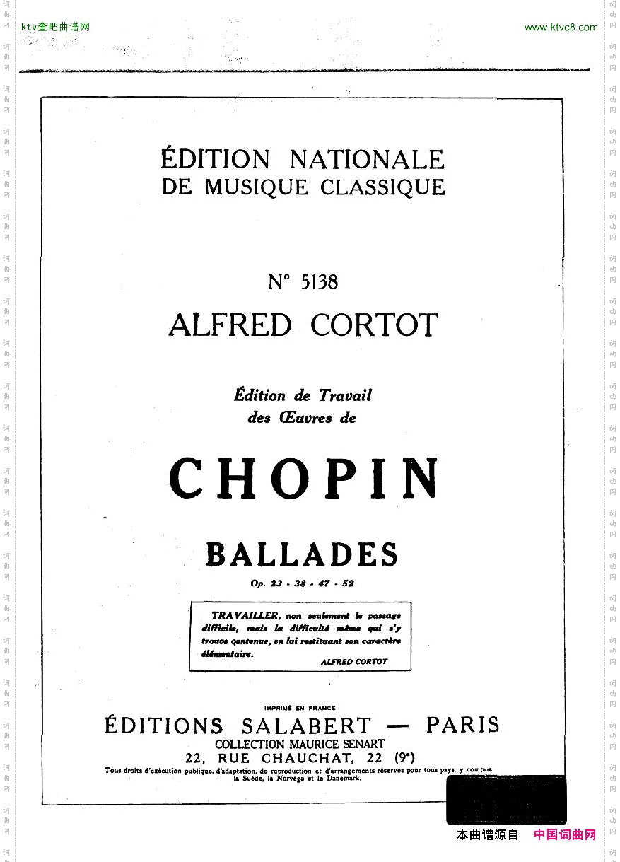 Chopin-Cortot4Ballades