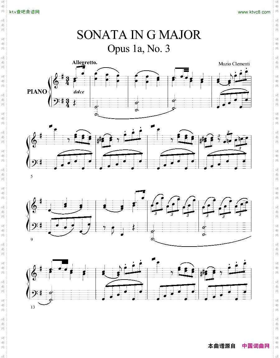 Clementi_op.1a_No.3_Sonate_G-major