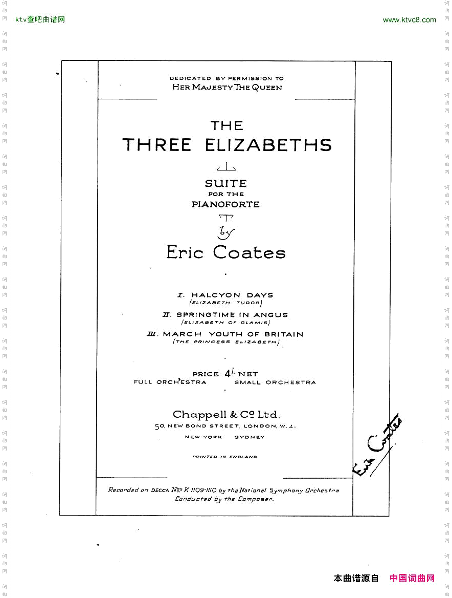 Coates_TheThreeElizabethsPianoSuite