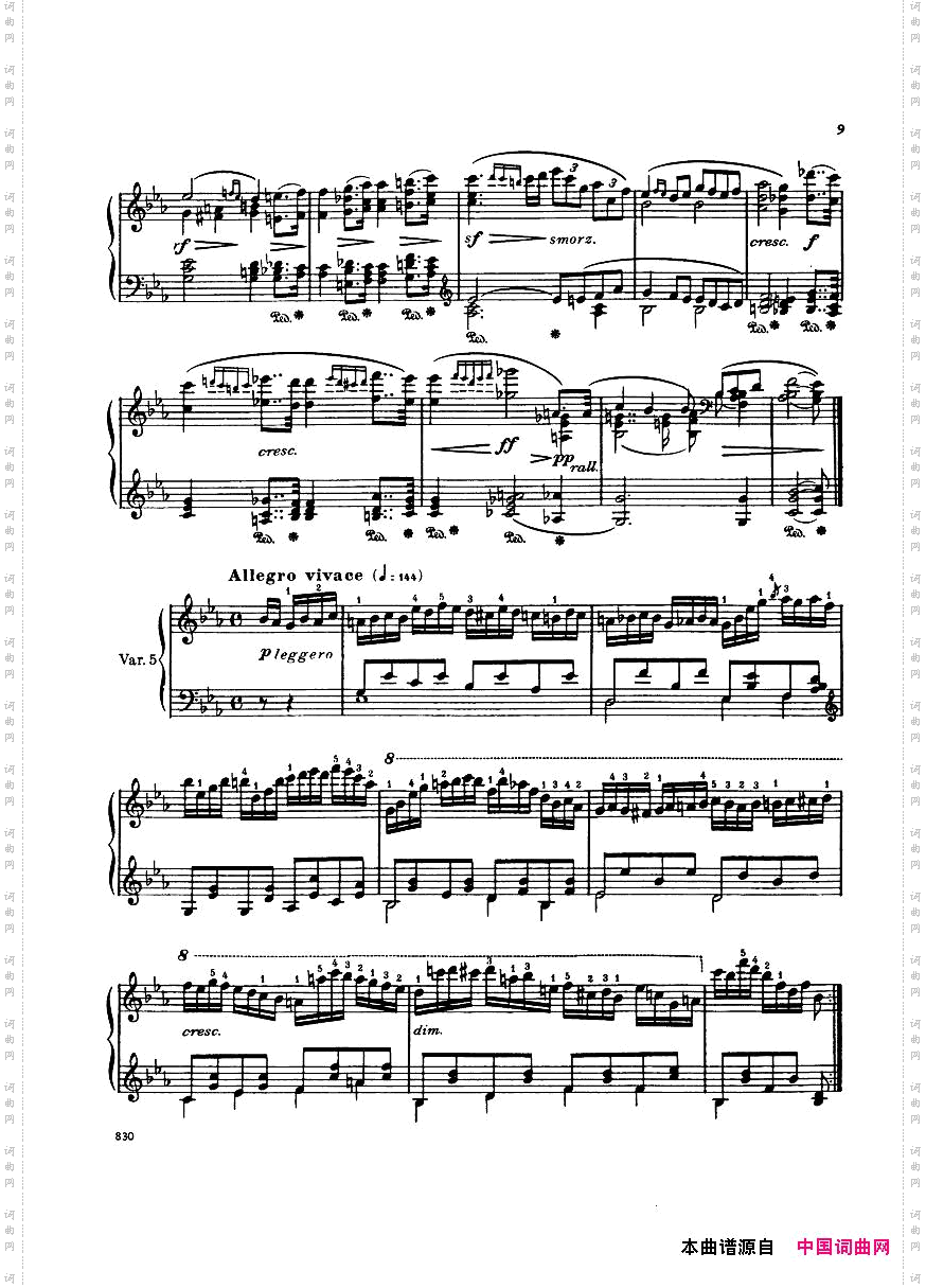 Czernyop.33Rode-Variationen