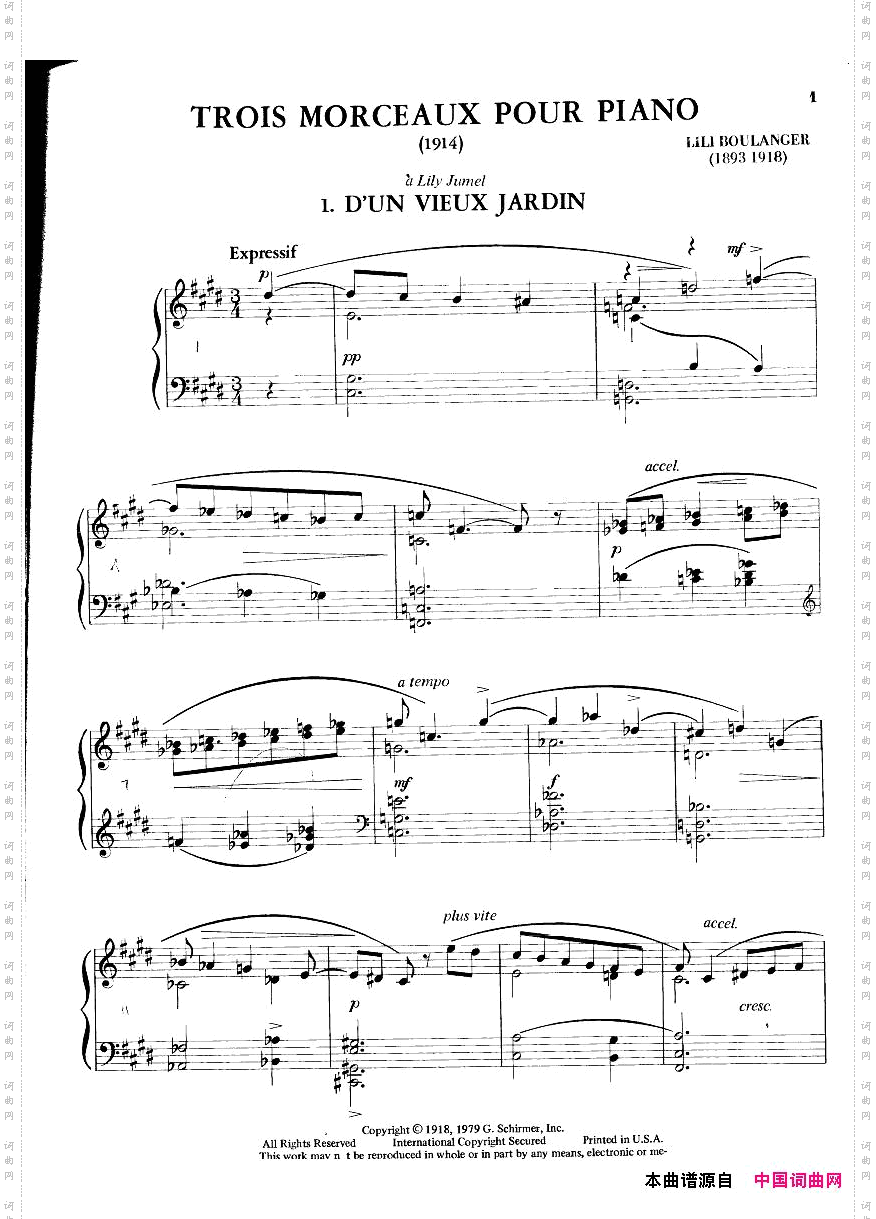 Boulanger,Lili3Morceaux