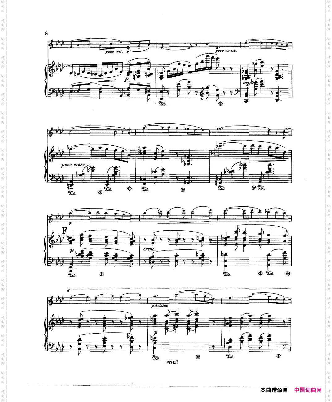 Bowen-Barcarolleforviolinandpiano