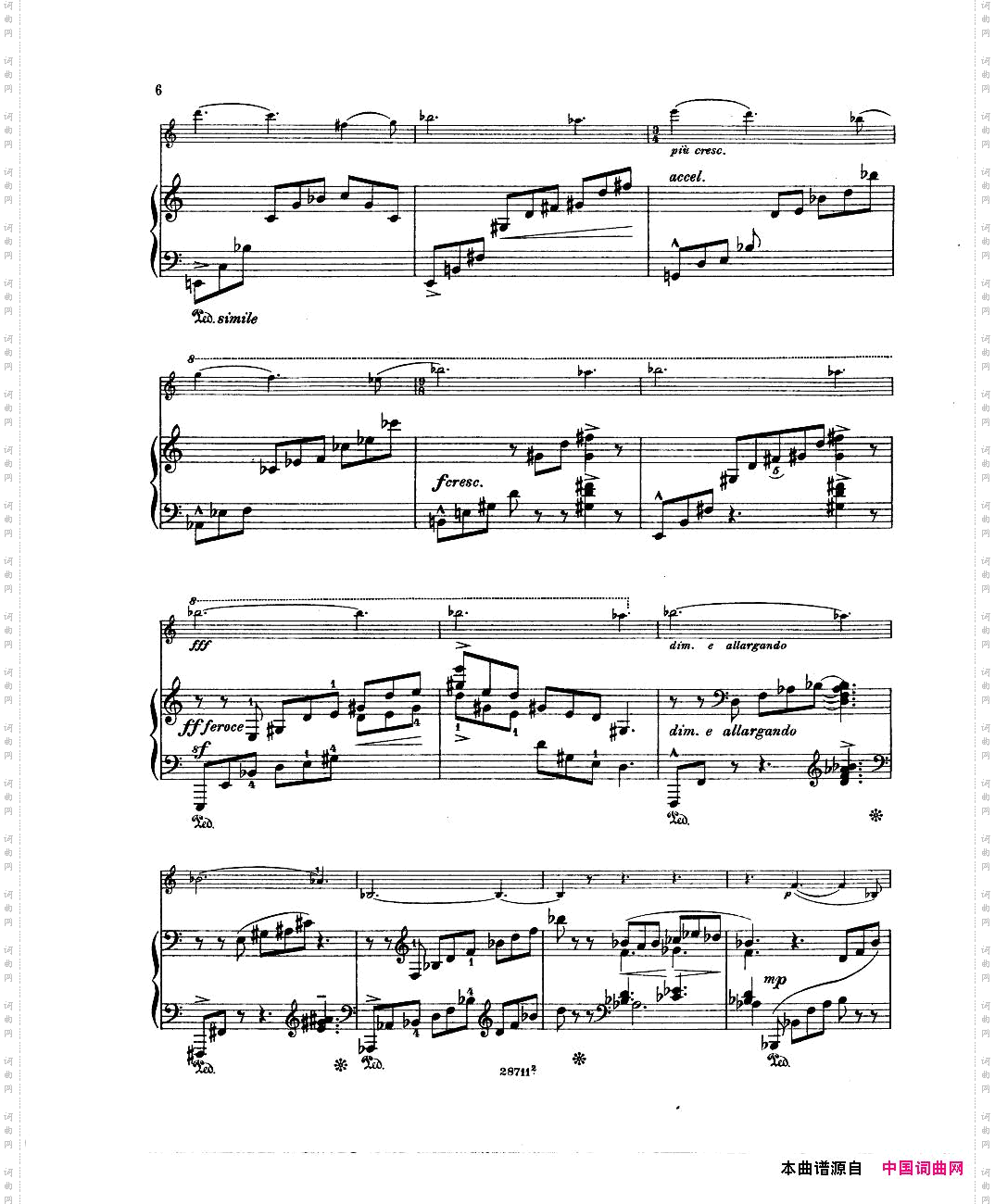 Bowen-Barcarolleforviolinandpiano