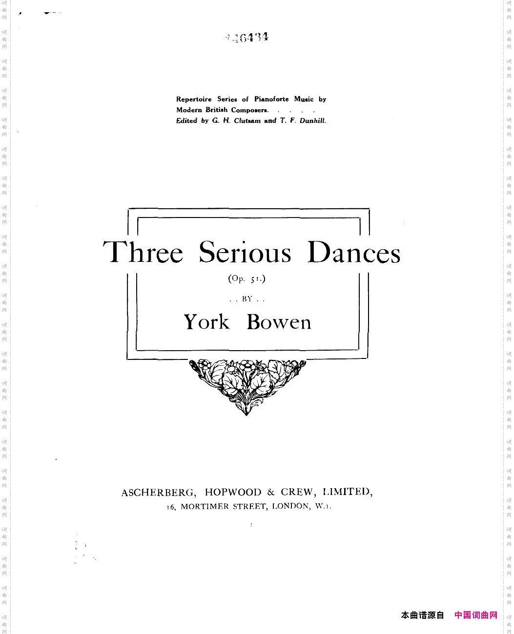 Bowen-SeriousDancesforpianoOp51