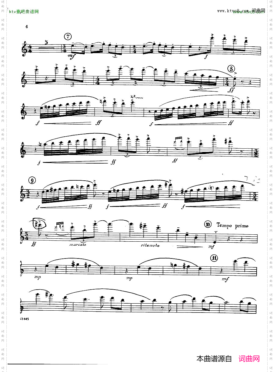 Burton,EFlutesonatinaflutepart