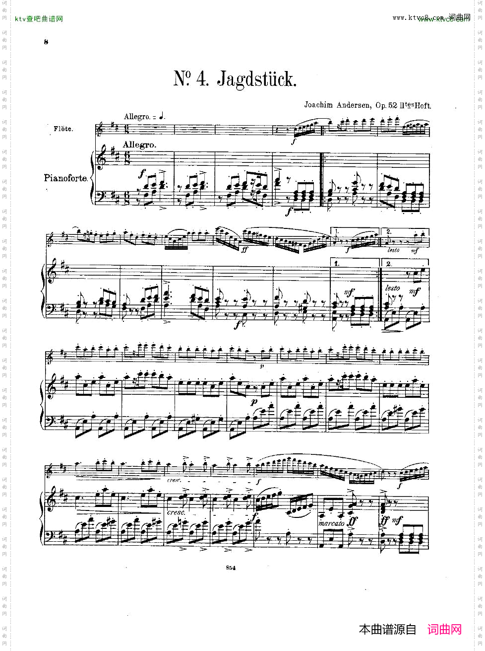 Andersen-op52-VierSalonstücke,Heft2.-fl&pno