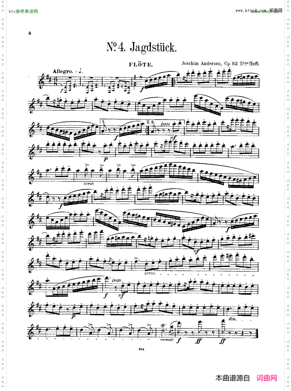 Andersen-op52-VierSalonstücke,Heft2.-fl&pno