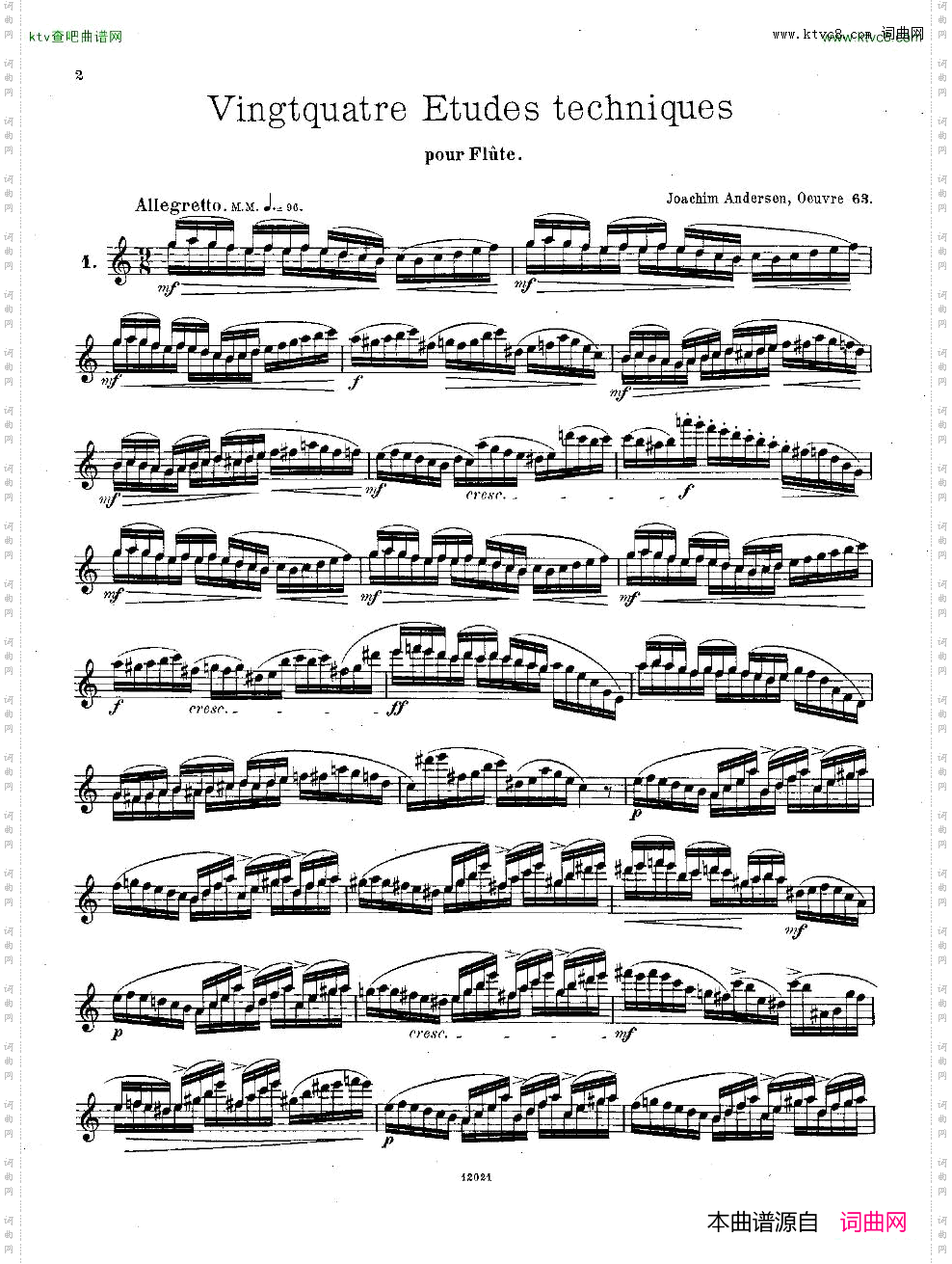 Andersen-op63-24Etudestechniques,Livre1-fl&pno